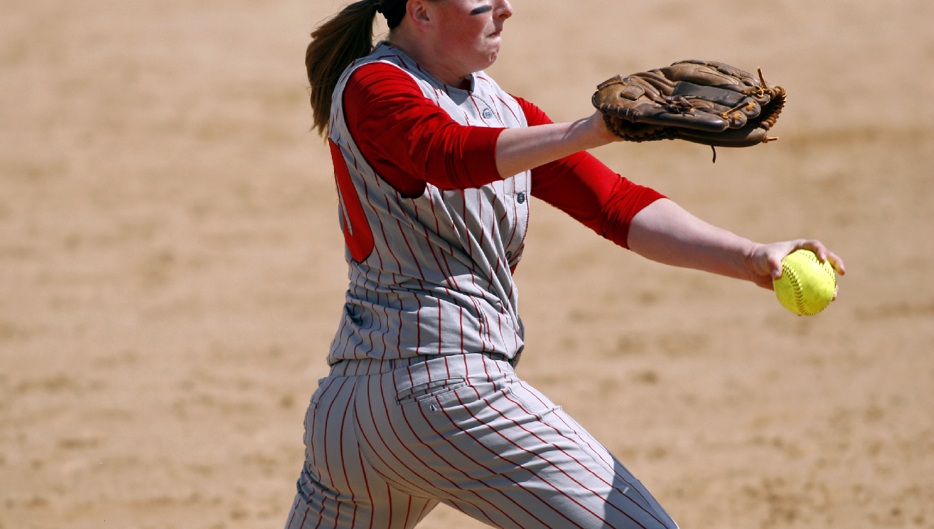 woman softball player